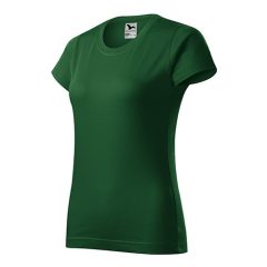 Női basic póló | Üvegzöld | M