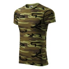 Unisex camouflage póló | Zöld terepszín | L