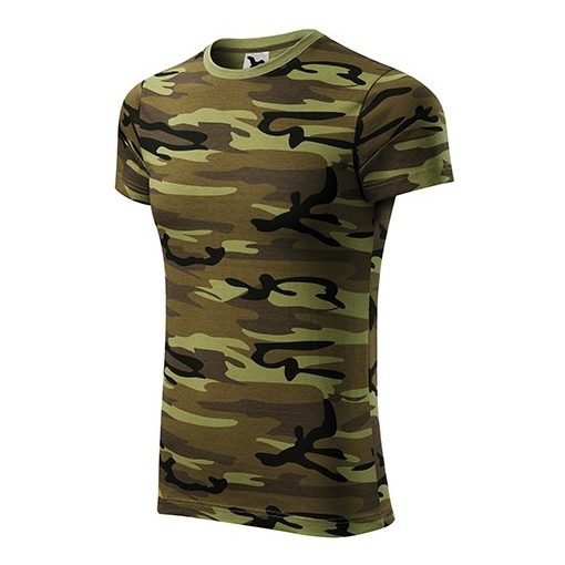 Unisex camouflage póló | Zöld terepszín | L