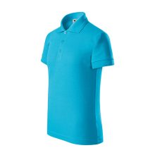 Gyermek galléros pique póló | Türkiz