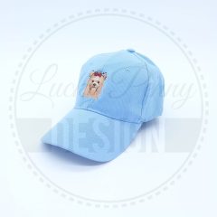 Baseball sapka | Égkék | Yorkshire terrier pofi