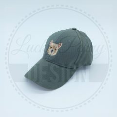 Baseball sapka | Sötét palakő | Rövid szőrű chihuahua