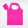 Bevásárló szatyor | Neon rózsaszín | Sapkás-szemüveges macska