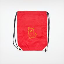 Hátizsák | Piros | Macska