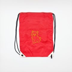 Hátizsák | Piros | Macska