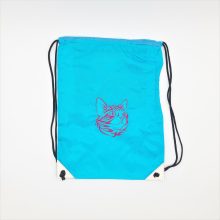 Hátizsák | Türkiz | Jobbra néző macska