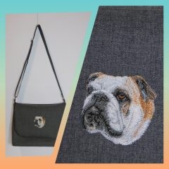 Elegant válltáska | Angol bulldog